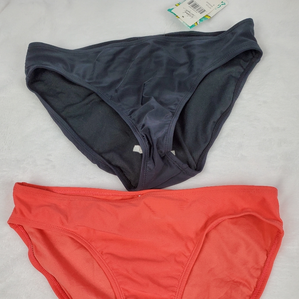 Island Escape bikini bottoms lot of 2 Free gift